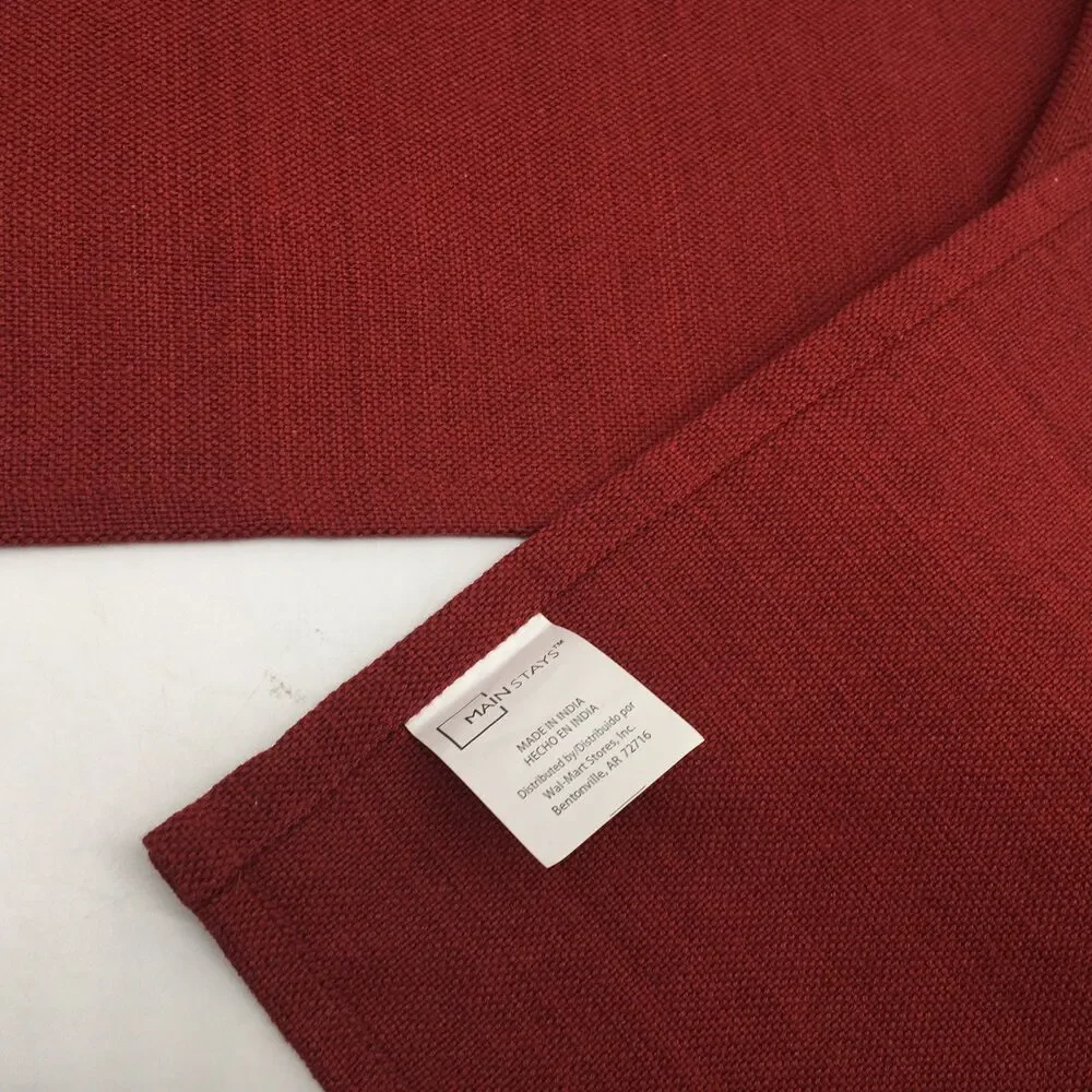 Red Placemats Lot Of 8 And 2 Napkins Woven + Embossed Floral Holiday Everyday